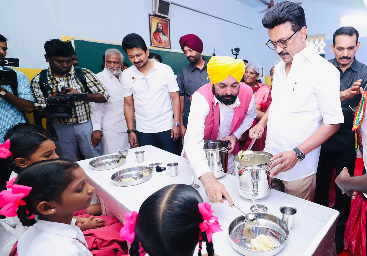பஞ்சாப் பள்ளிகளில் காலை உணவுத் திட்டம்; முதல்வர் நெகிழ்ச்சிப் பதிவு; பஞ்சாப் முதல்வர் சொன்னது என்ன?