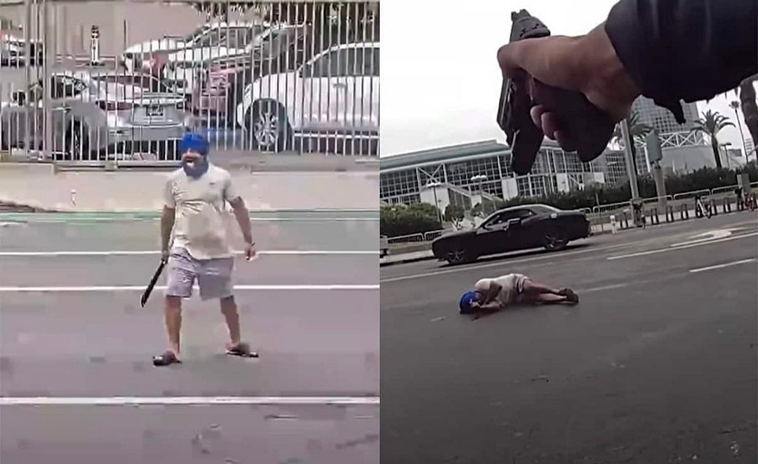 US: நடுரோட்டில் `கட்கா வாளை சுழற்றிய குர்ப்ரீத் சிங்; சுட்டுக்கொன்ற போலீசார் &ndash; அதிர்ச்சி வீடியோ