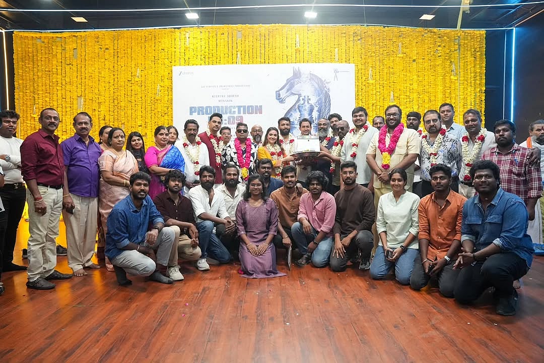கீர்த்தி சுரேஷ் - மிஷ்கின் இணையும் புதிய படம்: பூஜை க்ளிக்ஸ்!