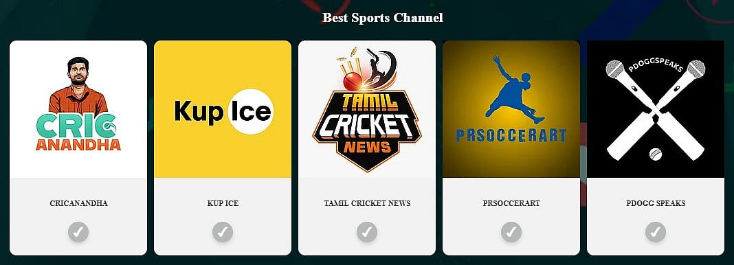 Best Sports Channel - Nomination List