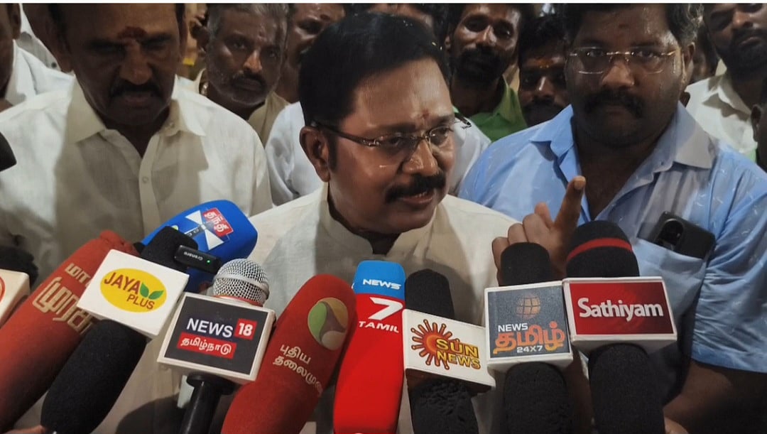 `என்.டி.ஏ கூட்டணியில் முதலமைச்சர் வேட்பாளரை மாற்றினால் மீண்டும் இணைய தயார்- சொல்கிறார் டி.டி.வி