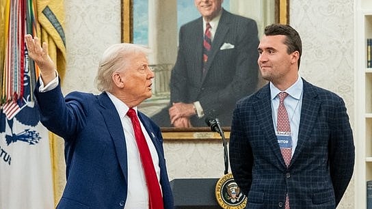 ட்ரம்ப் - சார்லி கிர்க்