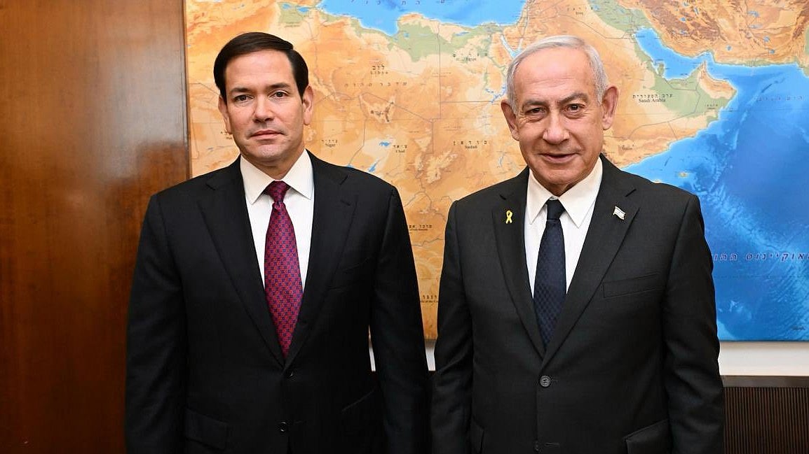 Benjamin Netanyahu meets Marco Rubio
