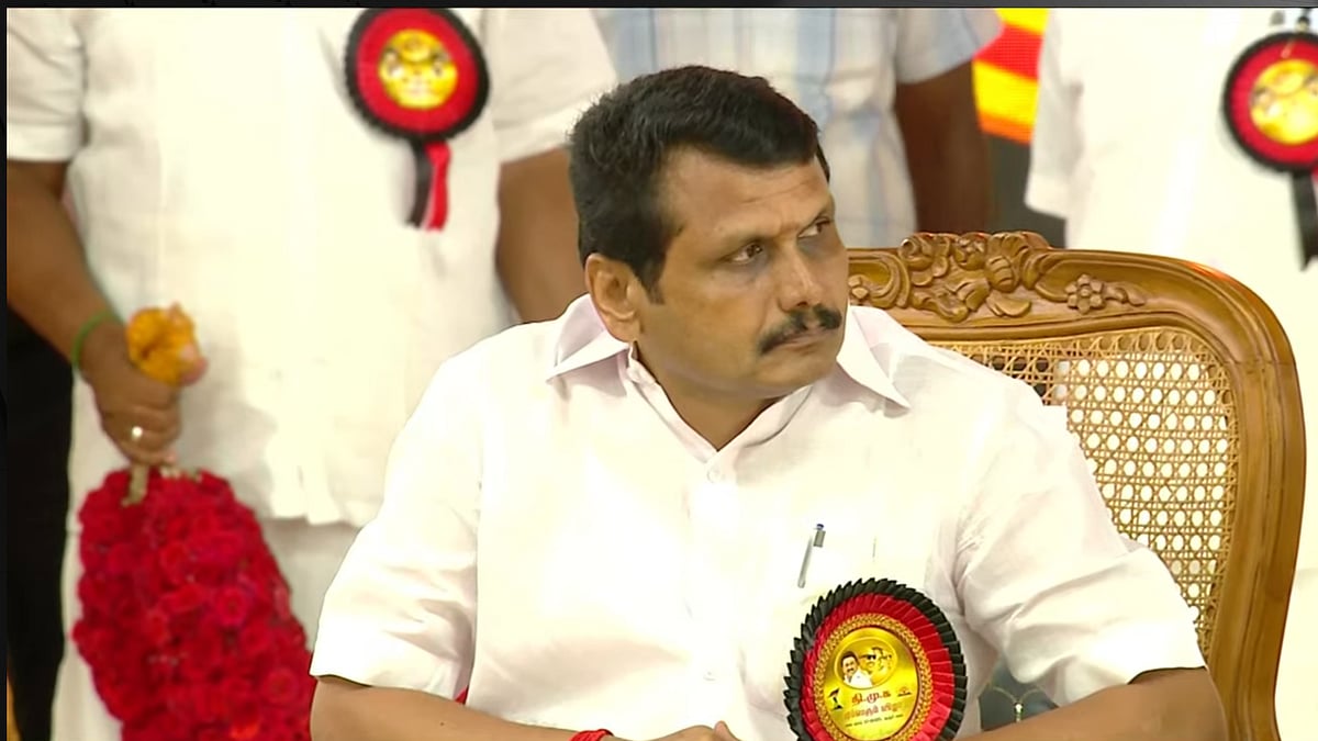 திமுக முப்பெரும் விழாவில் செந்தில் பாலாஜி