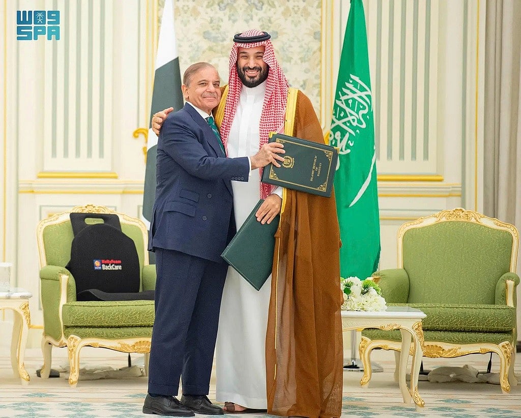 Shehbaz Sharif & Mohammed bin Salman