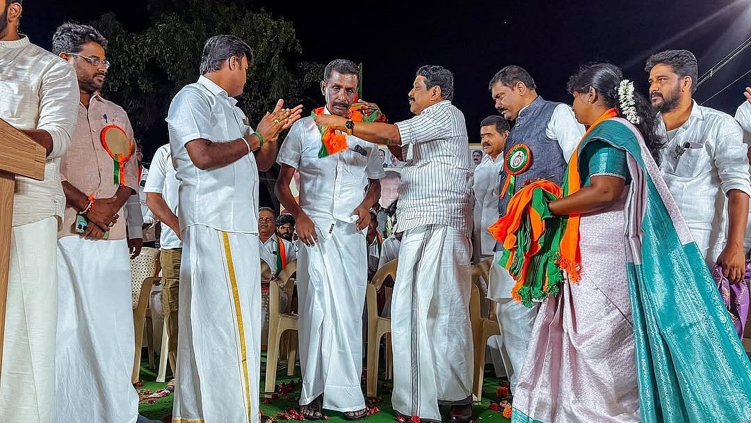 சிங்காநல்லூர் ஊராட்சிக்கு 3 முறை தலைவராக இருந்த ரமேஷ் பாஜகவில்