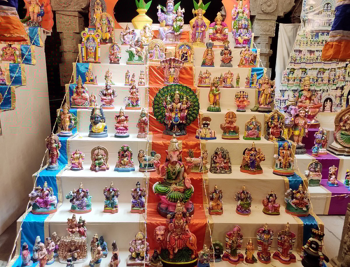 திருநெல்வேலி நெல்லையப்பர்-காந்திமதி அம்பாள் திருக்கோயில் நவராத்திரி விழா கொழு உற்சவம்.!