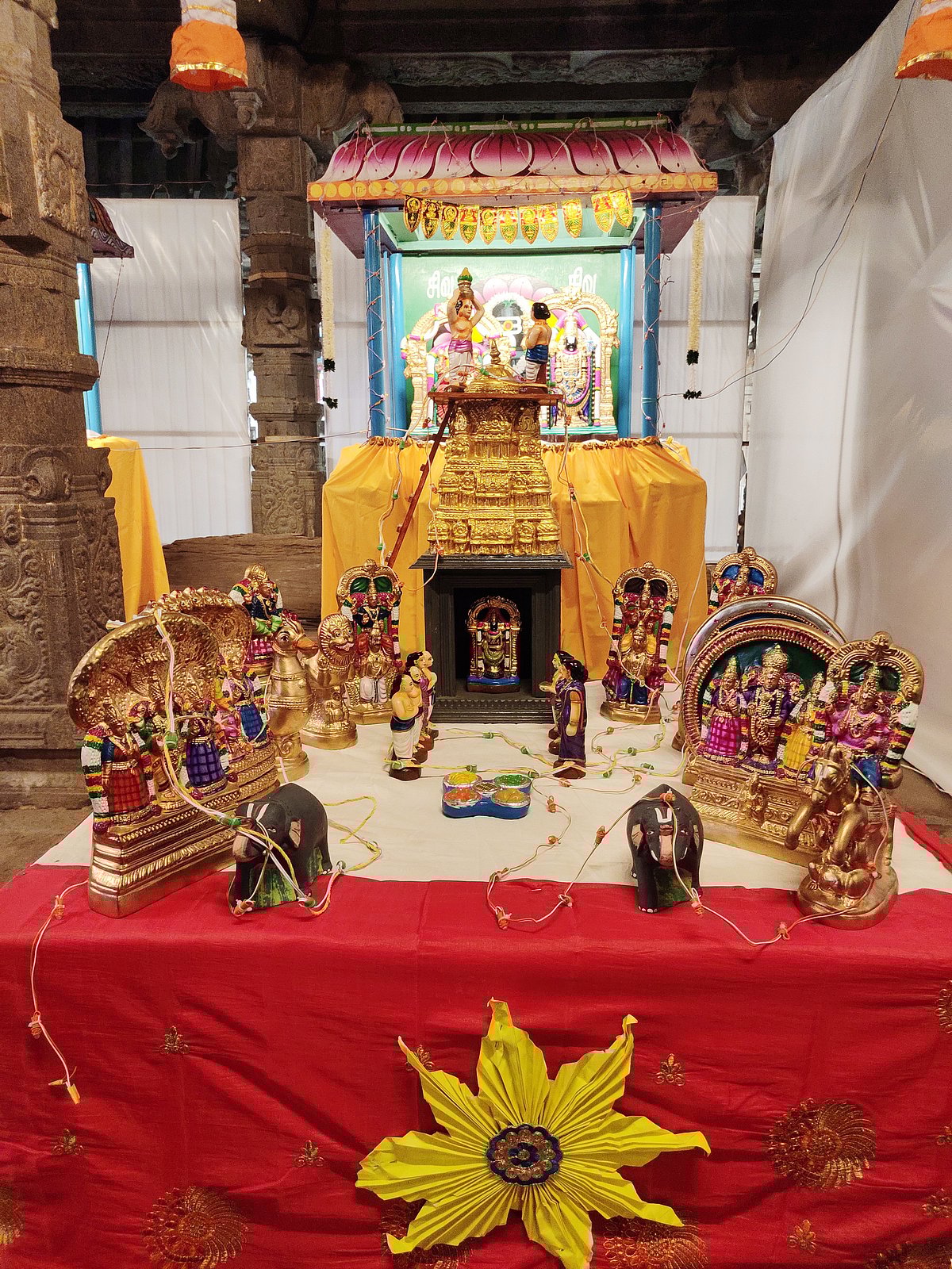 திருநெல்வேலி நெல்லையப்பர்-காந்திமதி அம்பாள் திருக்கோயில் நவராத்திரி விழா கொழு உற்சவம்.!