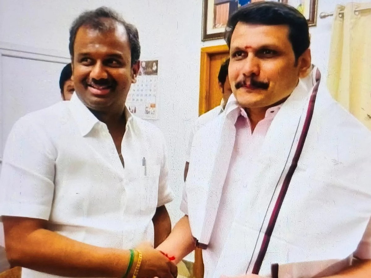 செந்தில் பாலாஜியுடன் செந்தமிழ் செல்வன்