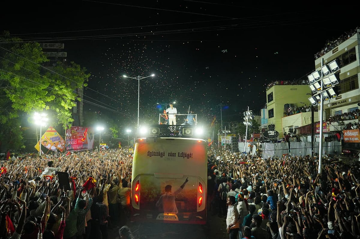 கரூர்: விஜய் பரப்புரை