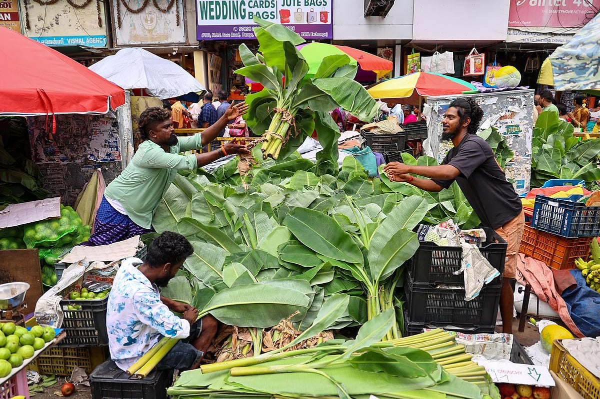  ஆயுத பூஜை - சென்னை பூக்கடை பகுதியில் விற்பனை