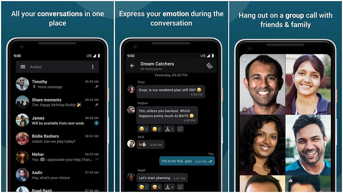 Arattai App UI
