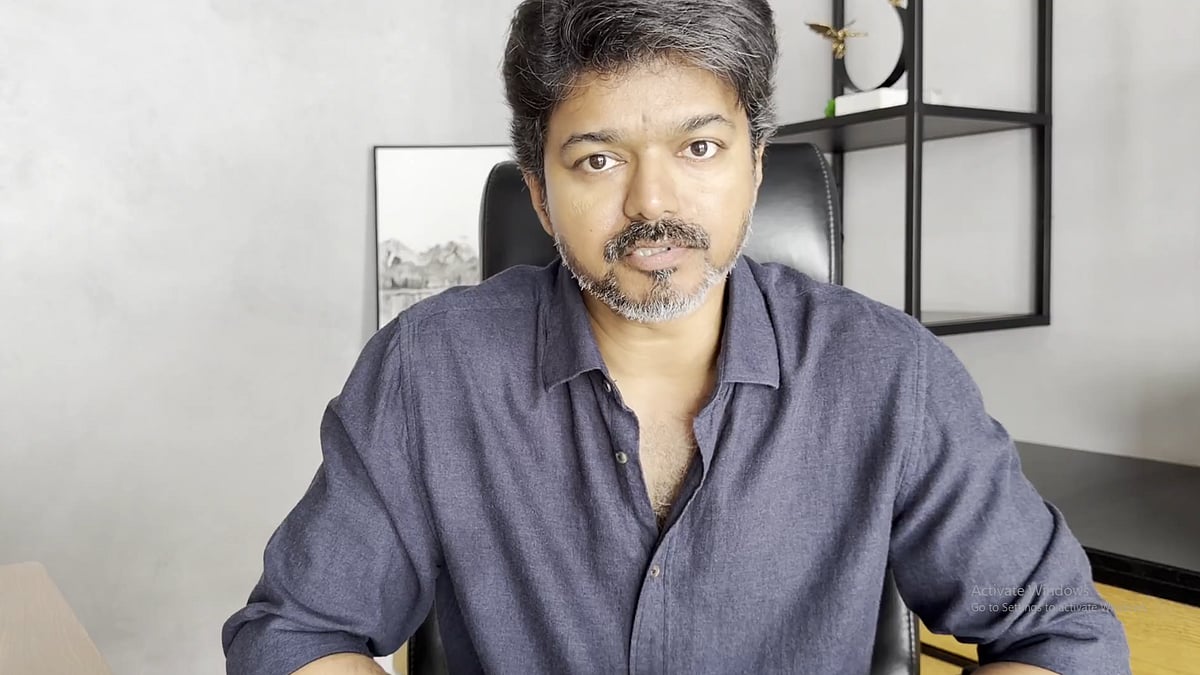 தவெக தலைவர் விஜய்