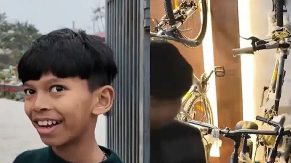 American YouTuber gifts Indian boy a bicycle worth Rs. 24,000
