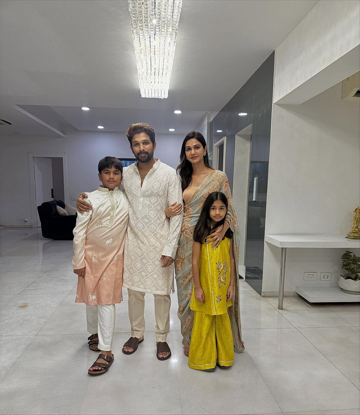 Allu Arjun Family celebration