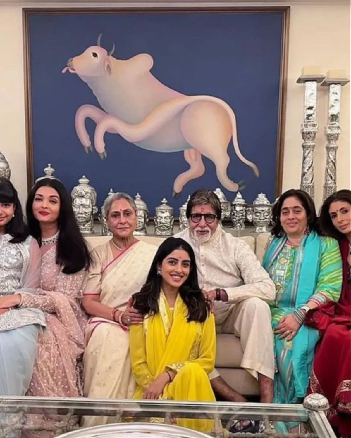 Amitabh bachchan family celebration