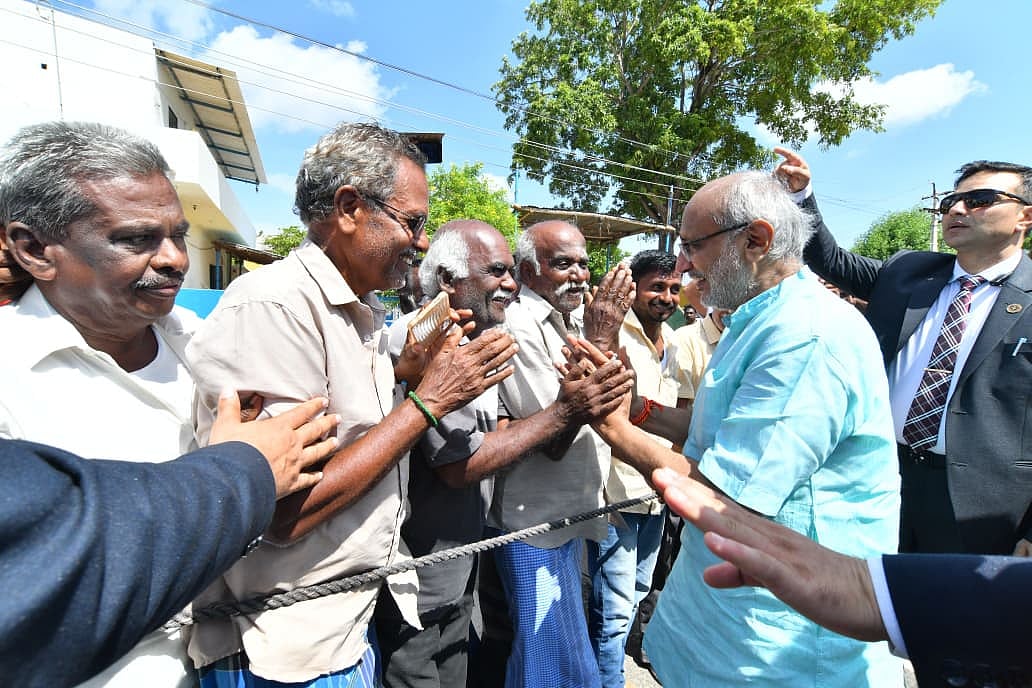 திருப்பூர் வந்த துணை ஜனாதிபதி சி.பி.ராதாகிருஷ்ணன்; பிரமாண்ட வரவேற்பு