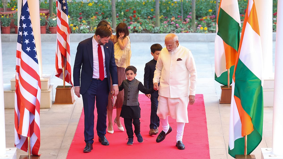 JD Vance Family in India