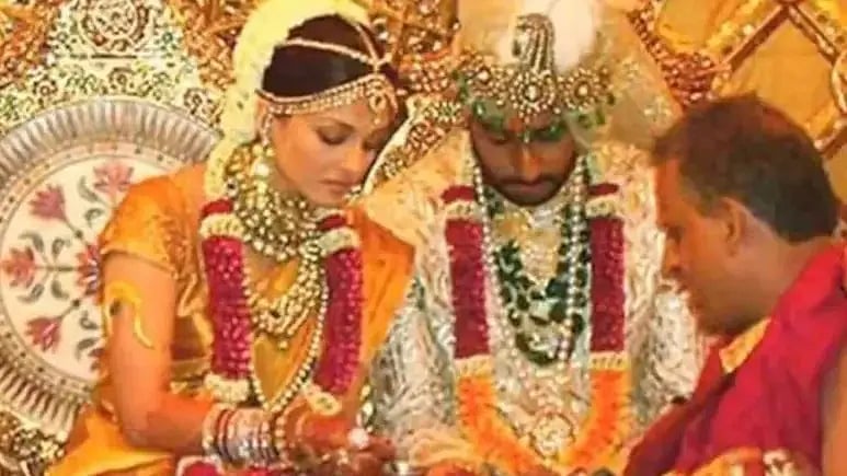 ஐஸ்வர்யா ராய் - அபிஷேக் பச்சன் திருமணம்