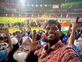 '150 ரூபாய் டிக்கெட்டை 25000 ரூபாய்க்கு வாங்கிருந்தாங்க' - கிரிக்கானந்தாவின் உலகக்கோப்பை அனுபவம்