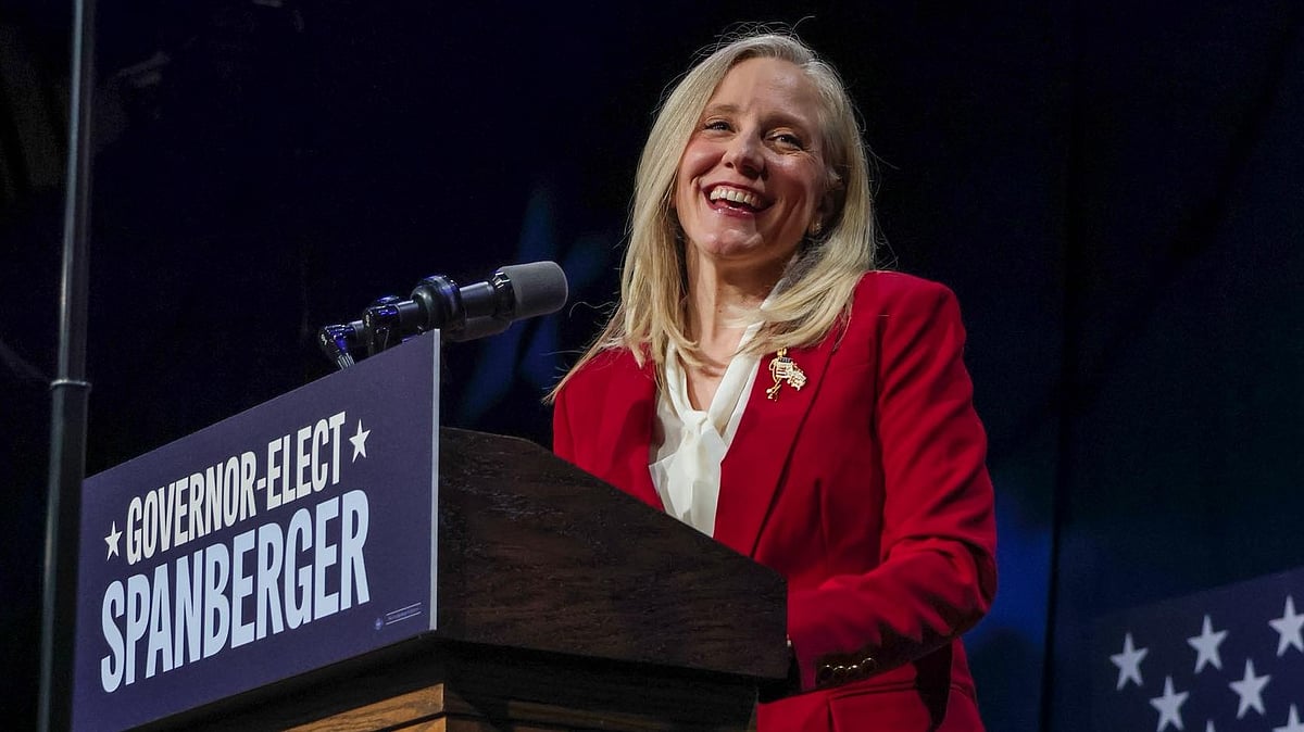 வர்ஜீனியா மாநிலத்தின் கவர்னர் அபிகெயில் ஸ்பான்பெர்கர்