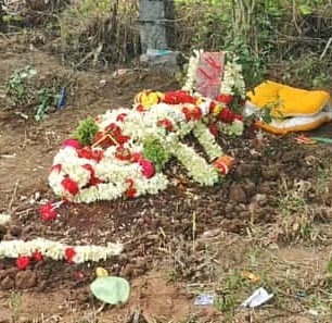 குழந்தை புதைக்கப்பட்ட இடம்