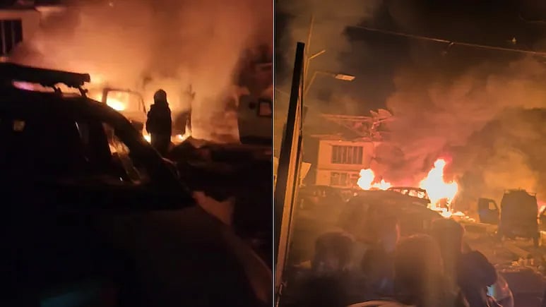 வெடிகுண்டு விபத்து நடந்த இடம்