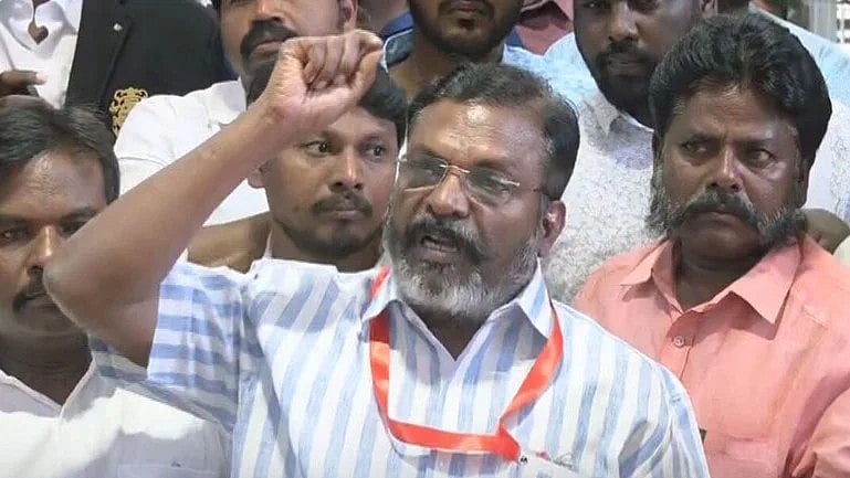கவின் ஆணவக்கொலை: சுர்ஜித் பெற்றோர் மீதான குற்றப்பத்திரிகை ரத்து; மேல்முறையீடு செய்க - திருமா