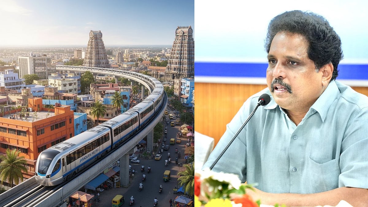 Madurai Metro: AI Image Shared By Su Venkatesan Mp