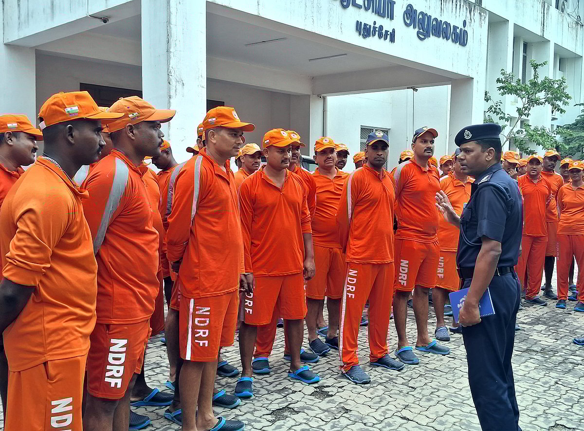 தேசிய பேரிடர் மீட்பு குழுவினர் வருகை