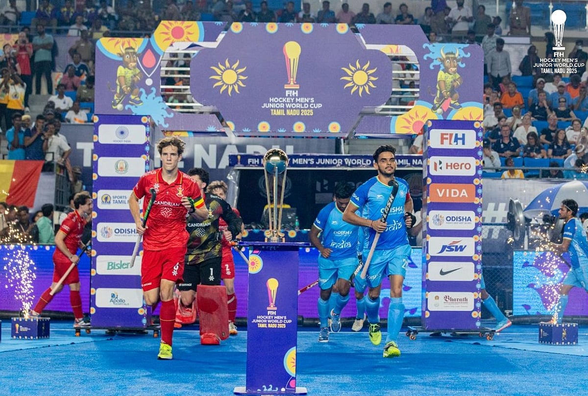Hockey Men's Junior WC - India vs Belgium