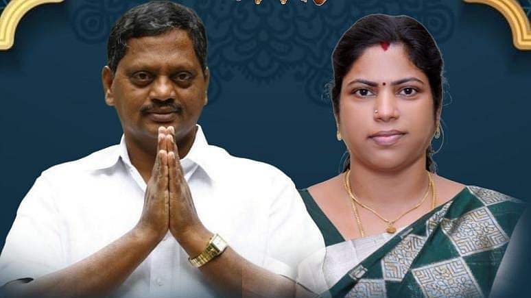 சங்கர், அவருடைய மனைவி ராஜராஜேஷ்வரி