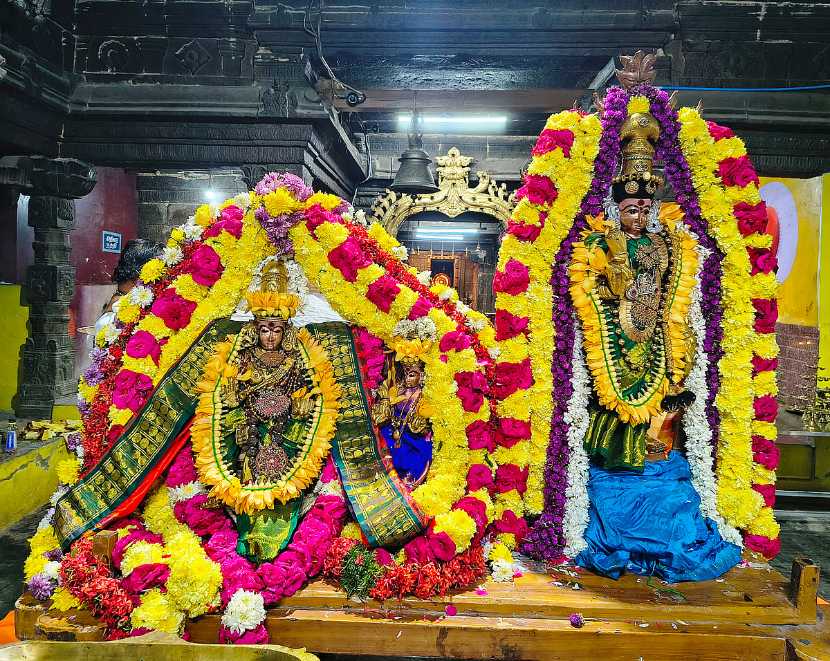 கார்த்திகை சோமவாரம்: தீபங்களில் ஜொலித்த திருநெல்வேலி சந்திப்பு கைலாசநாதர் திருக்கோயில்.!