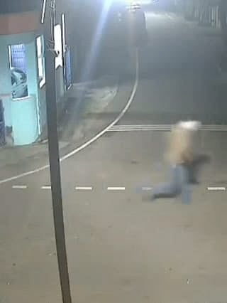 திருடனை விரட்டும் மூதாட்டி