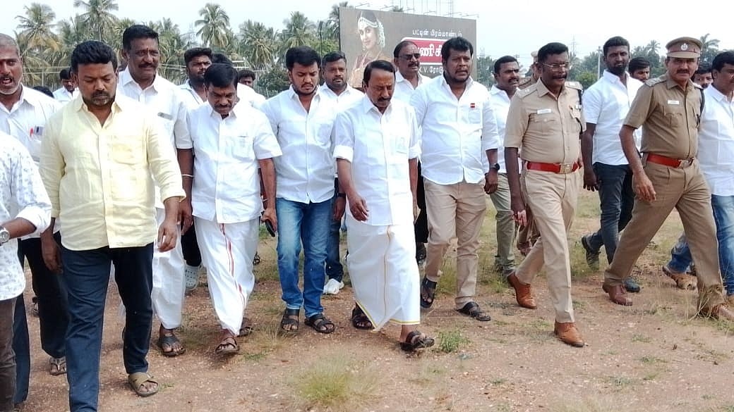 தவெக பொதுக்கூட்டம் நடத்த இடம் ஆய்வு