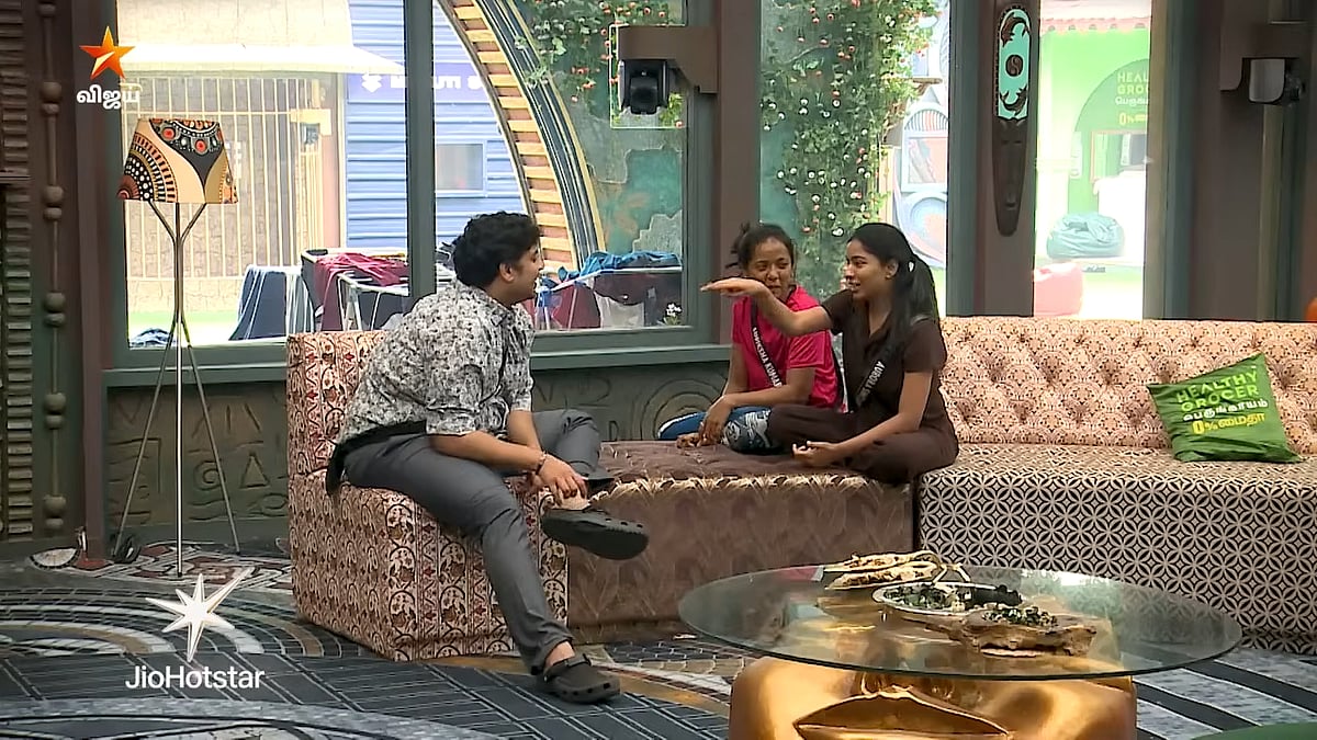 BB Tamil 9: ராஜ வேலைகள் எல்லாத்தையும் பார்க்கிற ஒரு குட்டி கனிதான் அரோரா - விஜே பார்வதி சாடல்