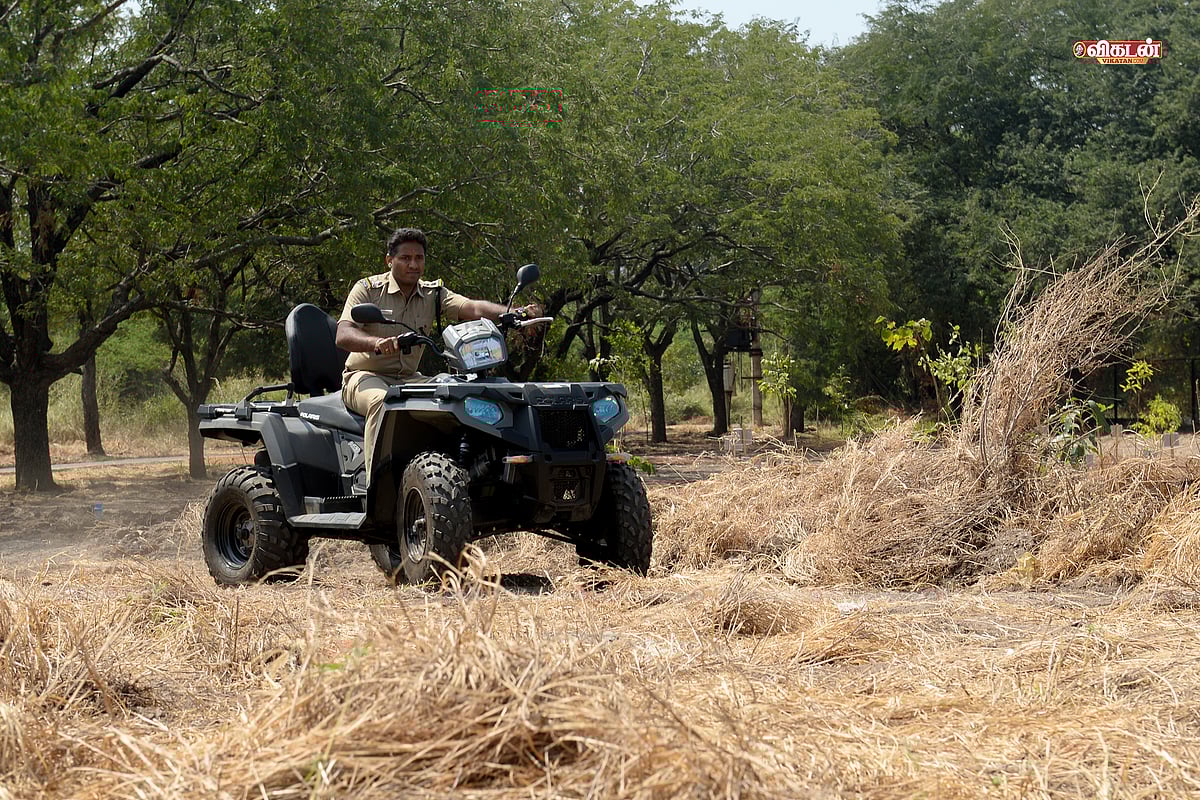 பிப்ரவரி 2025 - வனத்துறையில் ரோந்து பணிக்காக வந்திருந்த பிரத்யேக வாகனம் 
