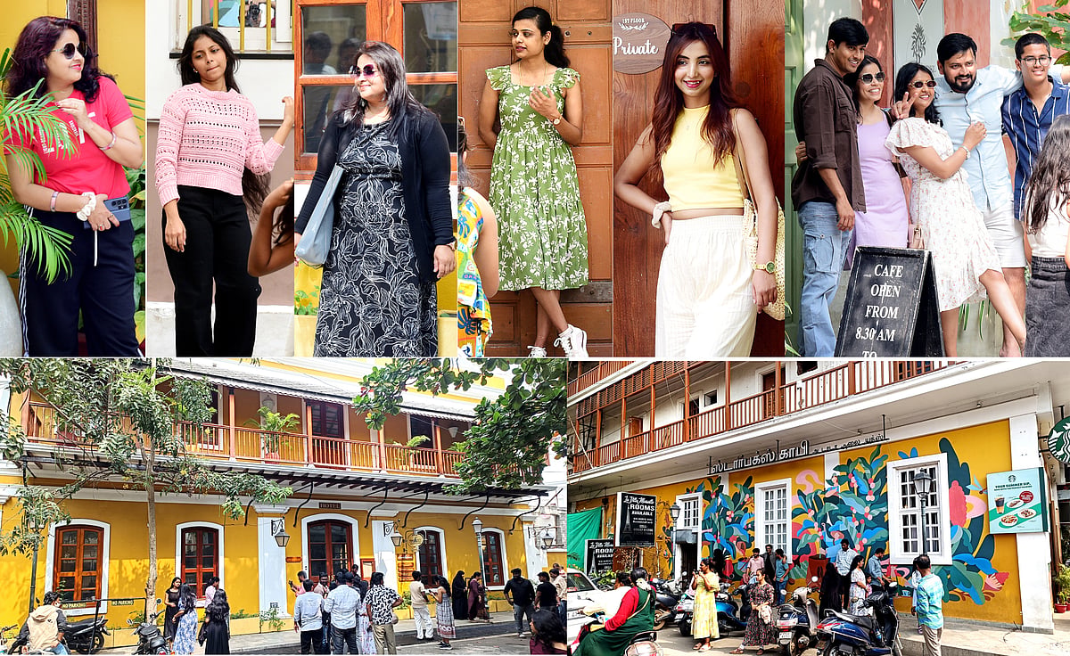புதுச்சேரி: தொடர் விடுமுறையால் White Town-ல் குவிந்த சுற்றுலாப் பயணிகள் | Photo Album
