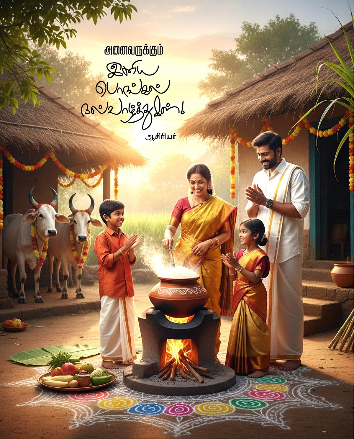 அனைவருக்கும் இனிய பொங்கல் நல்வாழ்த்துகள்!