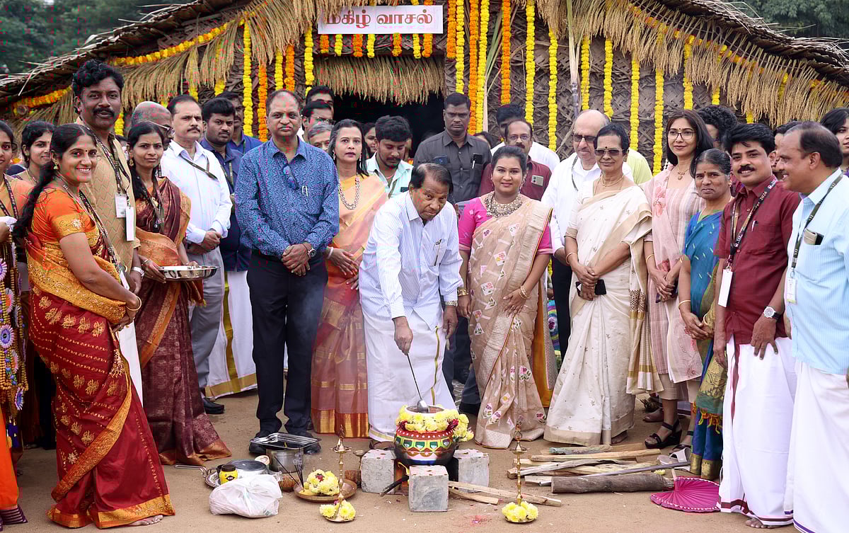 விஐடி-யில் பொங்கல் விழா