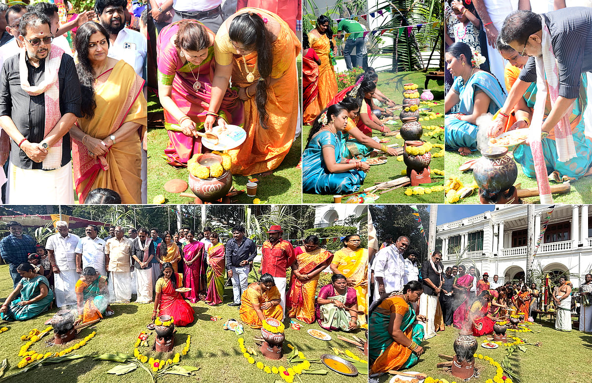 புதுச்சேரி: ஆளுநர் மாளிகையில் பொங்கல் விழா கொண்டாட்டம்; களைகட்டிய நிகழ்ச்சிகள் - Album