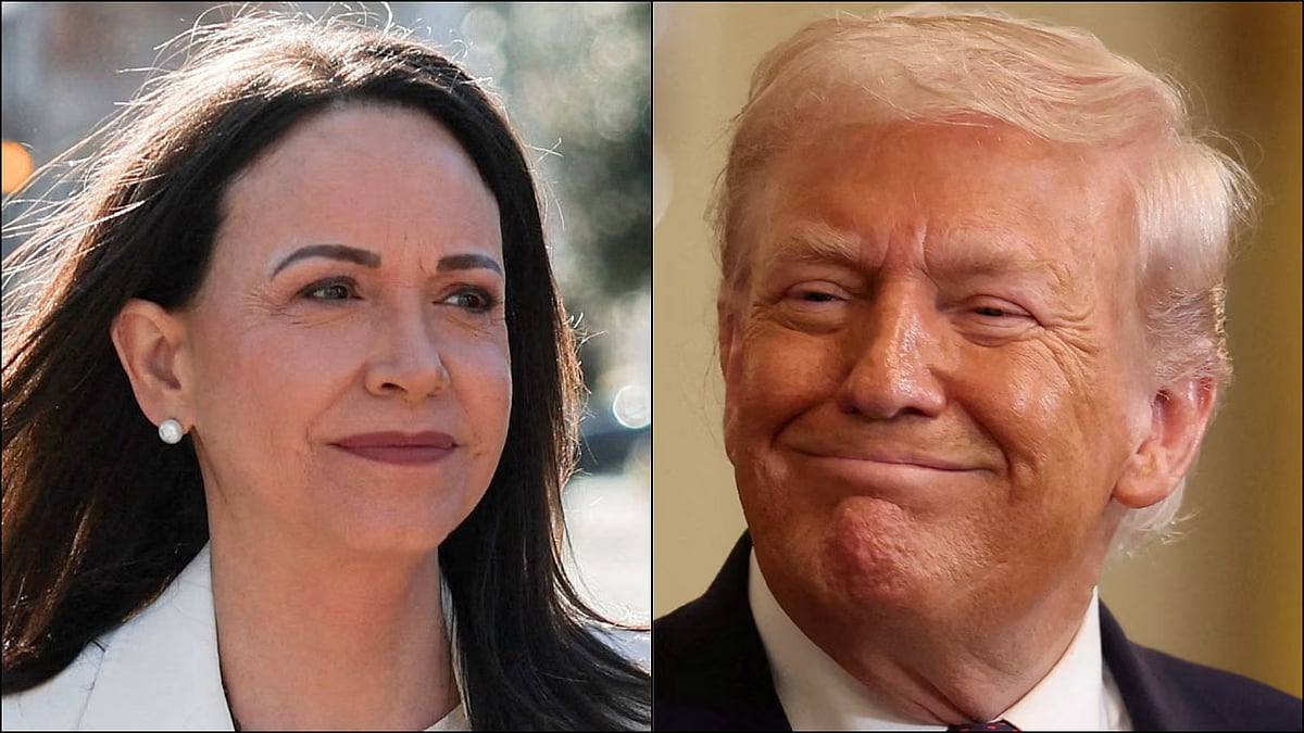 மரியா கொரினா மச்சாடோ - ட்ரம்ப் 