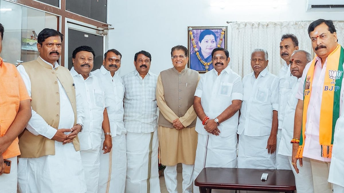 எடப்பாடி இல்லத்தில் பாஜக தலைவர்கள்