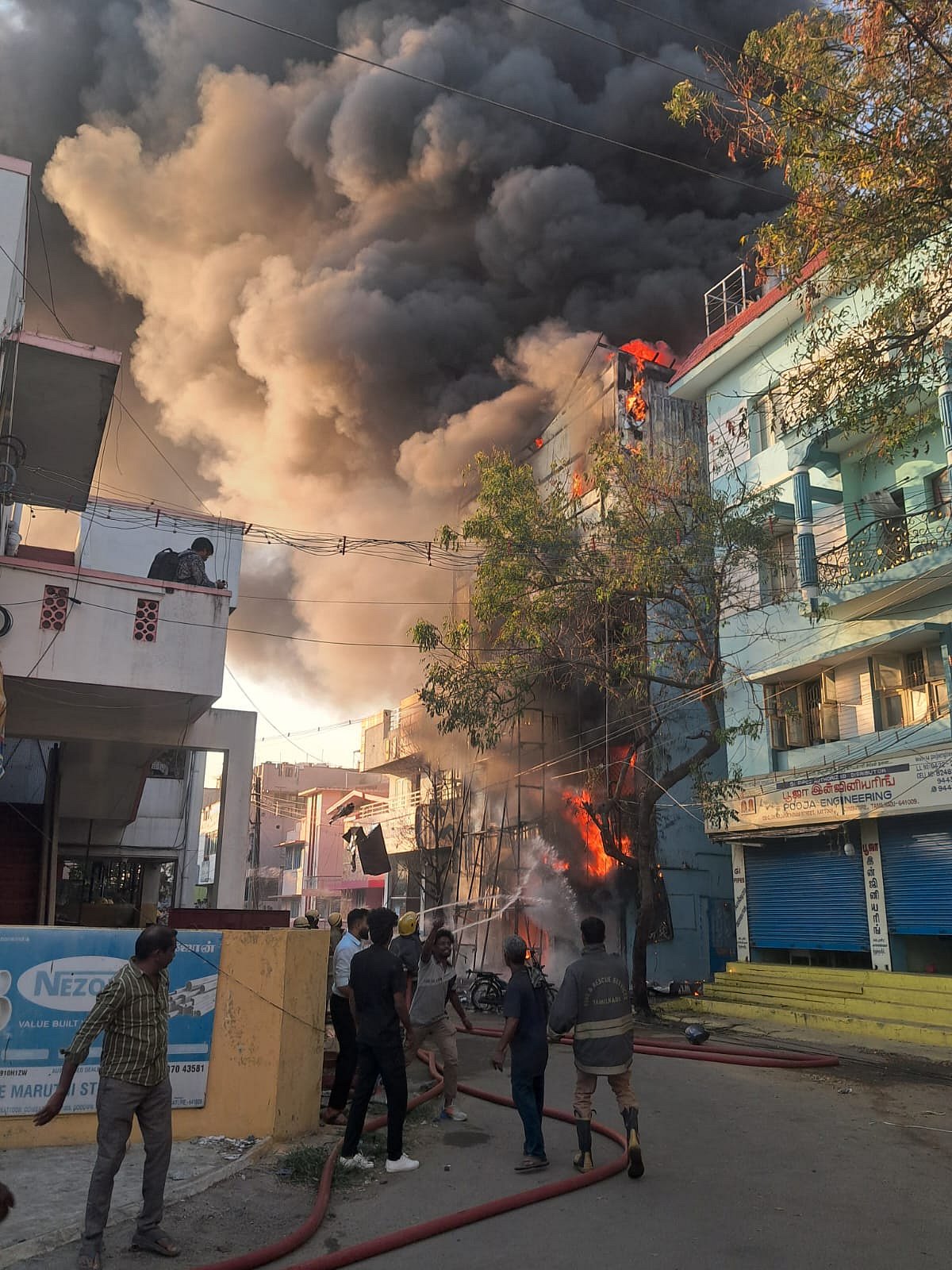 கோவை தீ விபத்து