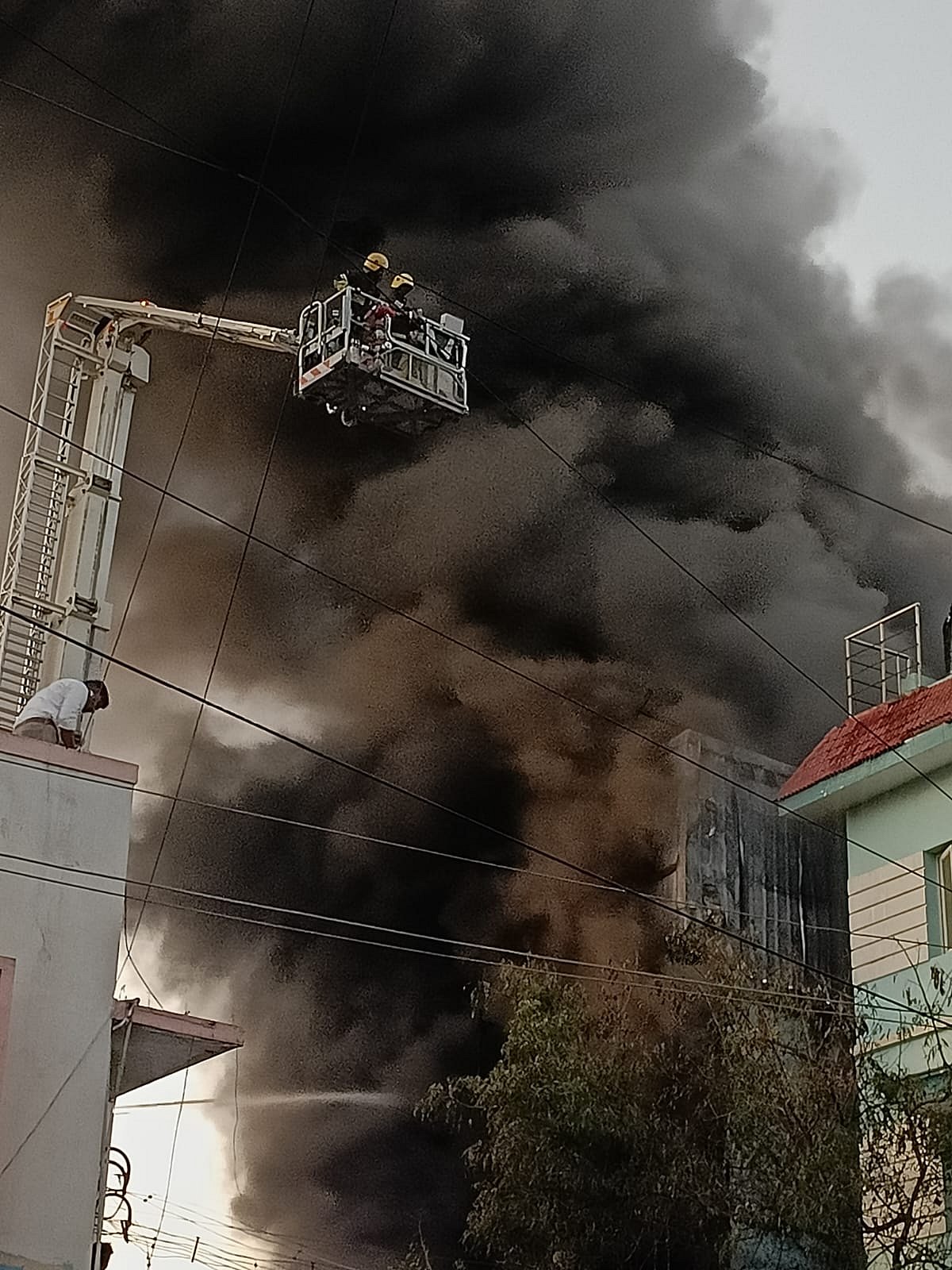 கோவை தீ விபத்து