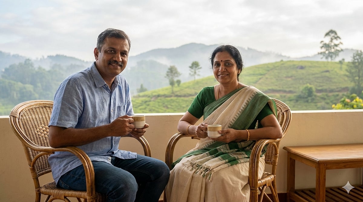 Retired Couple Enjoying Life