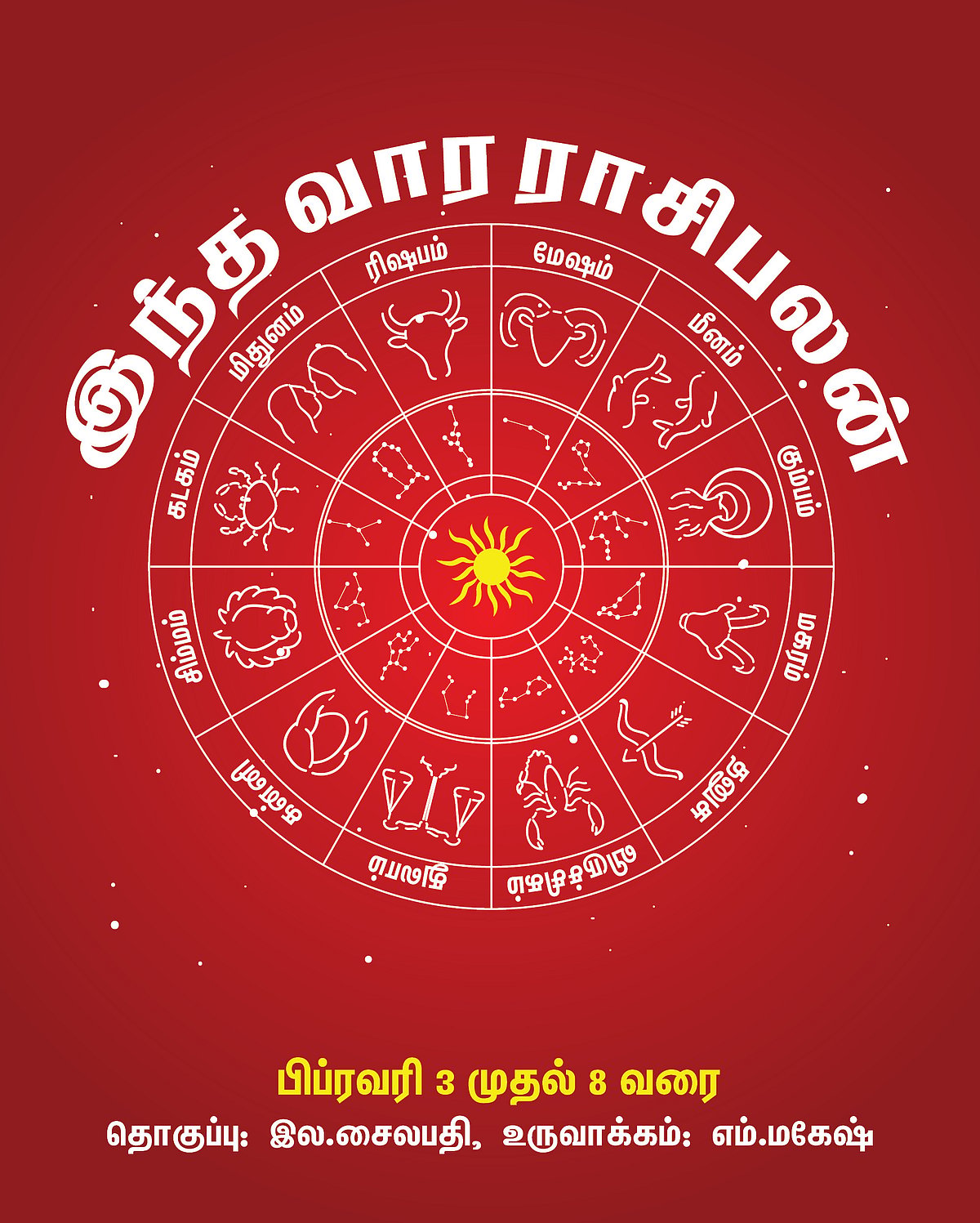 இந்த வார ராசிபலன் பிப்ரவரி 3 முதல் 8 வரை #VikatanPhotoCards