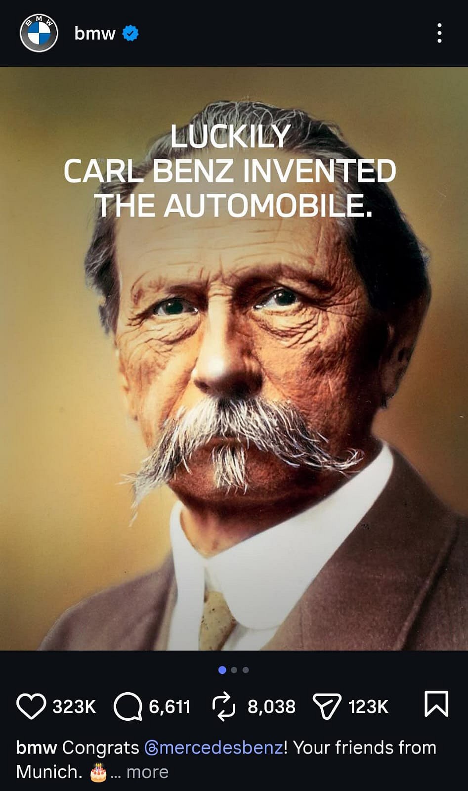 நீங்க-ஆட்டோமொபைலை-கண்டுபிடிச்சிங்க;-நாங்க-டிரைவிங்கை-கண்டுபிடிச்சோம்---Benzக்கு-வாழ்த்து-சொன்ன-BMW