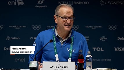 ஒலிம்பிக் கமிட்டி செய்தித் தொடர்பாளர் மார்க் ஆடம்ஸ்