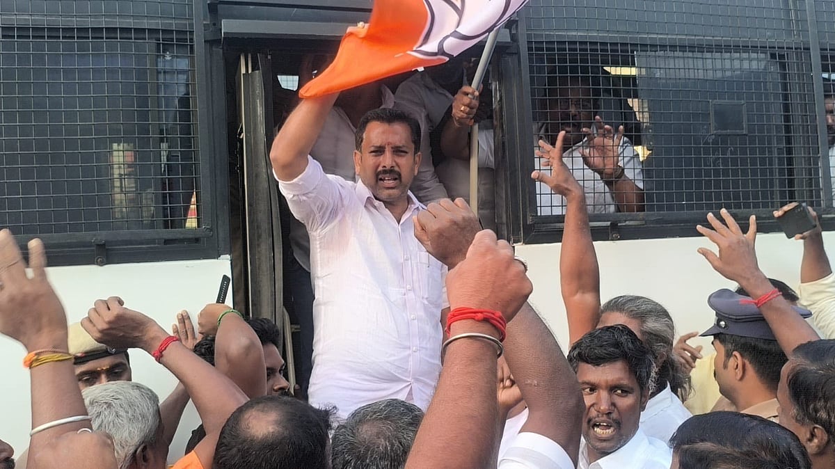 கரூர் பாஜக தலைவர் செந்தில் நாதன்